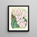 Phalaenopsis schilleriana - Jean Jules Linden — oprawiony obraz na ścianie