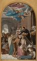 Świętego Wincentego à Paul pomagającego Loranom po wojnie 1637 roku - Jean Lecomte du Nouÿ — widok dzieła