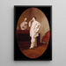 Le Mime Charles Deburau 1829-1873 w kostiumie Pierrota - Jean Pezous — oprawiony obraz na ścianie