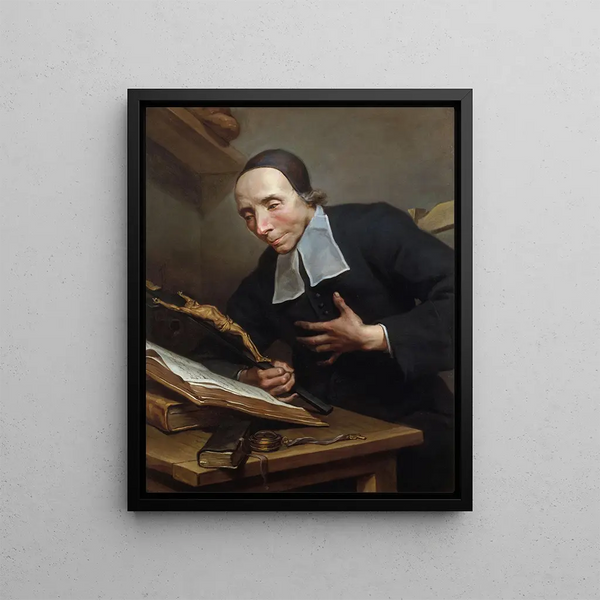Jean Restout the Younger - Labb Tournus 16721733 en prire.webp