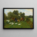 La promenade - Jean Richard Goubie — oprawiony obraz na ścianie