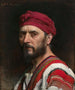 portret mężczyzny w turbanie - Jean Syndon Faurie — widok dzieła