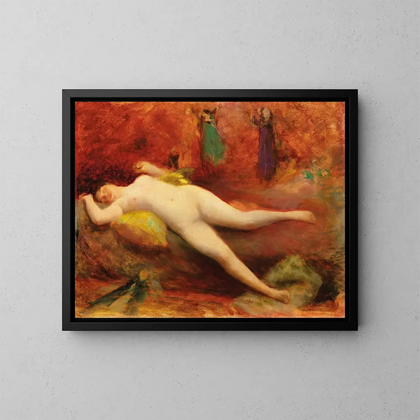 La femme poupée - Jean Veber — oprawiony obraz na ścianie