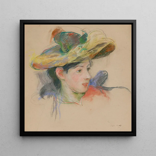 Jeanne Pontillon au chapeau - Berthe Morisot