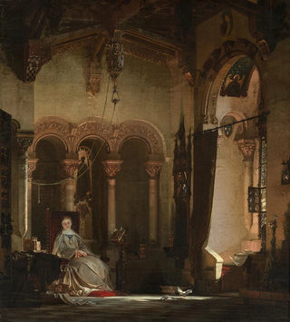 Jeanne de France en tant que religieuse dans le couvent de Bourges - August von Bayer