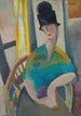 Kobieta w kapeluszu cloche - Jeanne Hébuterne — widok dzieła
