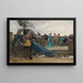 na murach - Jehan Georges Vibert — oprawiony obraz na ścianie