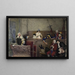 Proces Pierrota - Jehan Georges Vibert — oprawiony obraz na ścianie