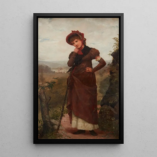 Jennie Augusta Brownscombe - A Walk through the Country.webp