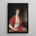 portret Dorothea Elisabeth Hyllested - Jens Juel — oprawiony obraz na ścianie