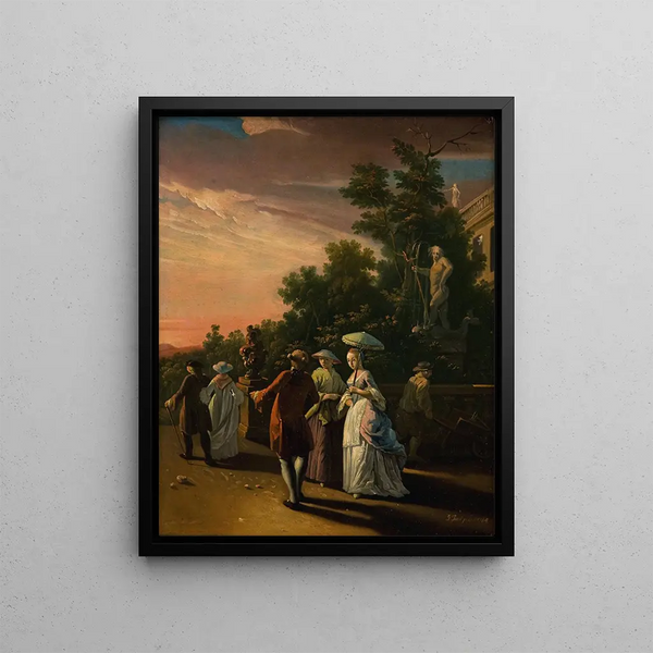 Jens Juel - Promenading in a Park.webp