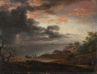 Jens Juel - Tordenregn nedstyrtende i havet.webp