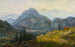 Widok na Giesbach nad jeziorem Brienz z Interlaken i górami Jura - Jens Peter Müller — widok dzieła