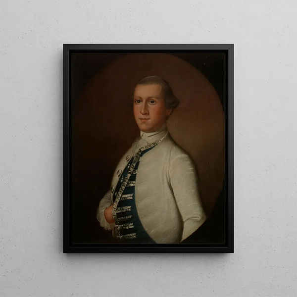 Kapitan William Richardson - Jeremiah Theus — oprawiony obraz na ścianie