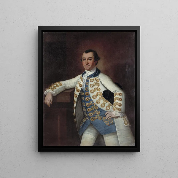 Colonel Barnard Elliott Jr - Jeremiah Theus — oprawiony obraz na ścianie