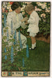 W ogrodzie - Jessie Willcox Smith — widok dzieła