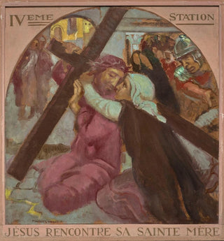 Maurice Denis - Jsus rencontre sa Sainte Mre.webp