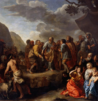 Jethro conseillant Moïse - Jan van Bronchorst