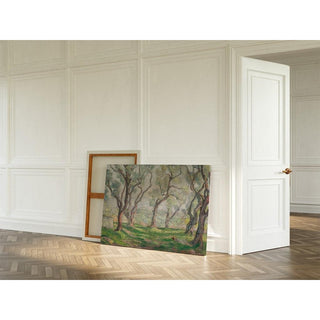 Jeune Fille Endormie sous les Arbres - Henri Lebasque | Reproduction Tableau Décoration murale affiche copie
