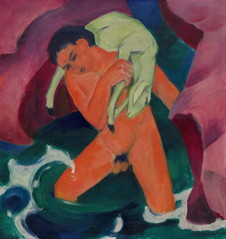 Jeune garçon avec un agneau, Le Bon Pasteur - Franz Marc
