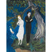 Reprodukcja obrazu Młody mężczyzna w czerni, dziewczyna w bieli - Nils Dardel