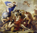 Młodzieńcza kuszona przez występki - Luca Giordano — widok dzieła