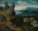 pejzaż z ucieczką do Egiptu - Joachim Patinier — widok dzieła