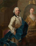 autoportret malarza malującego portret swojej żony Angélique Louise Hélène Dessaulx - Joachim Rupalley — widok dzieła