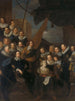 Oficerów i innych strażników obywatelskich XIX dzielnicy Amsterdamu czekających na przyjęcie Marii Medycejskiej 1 września 1638 r. - Joachim von Sandrart — widok dzieła
