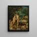 Adam i Ewa - Joachim Wtewael — oprawiony obraz na ścianie