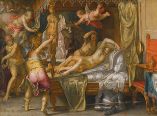 Joachim Wtewael - Mars And Venus Surprised By Vulcan.webp