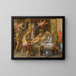 Joachim Wtewael - Mars And Venus Surprised By Vulcan.webp