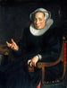 Portret Christiny Wtewael Van Halen - Joachim Wtewael — widok dzieła