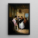 Maja et le torero - Joaquín Domínguez Bécquer — oprawiony obraz na ścianie