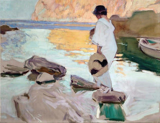 Elena w Cala de San Vicente - Joaquín Sorolla — widok dzieła