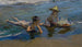 Dzieci bawiących się na plaży - Joaquín Sorolla — widok dzieła