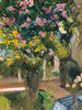 Róże laurowe na podwórku domu artystów - Joaquín Sorolla — widok dzieła