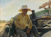 Stary rybak w łódce - Joaquín Sorolla — widok dzieła