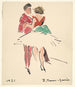 Bal des Artistes Dwa tancerze - Joaquín Torres-García — widok dzieła