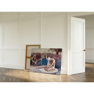 Job et ses trois amis - James Tissot | Reproduction Tableau Décoration murale affiche copie