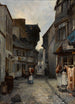 Ulica w Landerneau - Johan Barthold Jongkind — widok dzieła