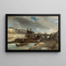 Bateau-Lavoir near Pont-Neuf Paris - Johan Barthold Jongkind — oprawiony obraz na ścianie