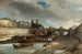 Bateau-Lavoir near Pont-Neuf Paris - Johan Barthold Jongkind — widok dzieła