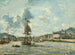 Wejście do portu w Honfleur - Johan Barthold Jongkind — widok dzieła