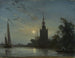 Kościół w Overschie - Johan Barthold Jongkind — widok dzieła