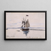 La Mer Honfleur - Johan Barthold Jongkind — oprawiony obraz na ścianie