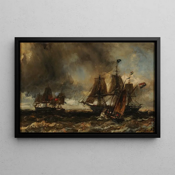 Le Grain - Johan Barthold Jongkind — oprawiony obraz na ścianie