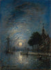 Le Port de Dordrecht au crépuscule - Johan Barthold Jongkind — widok dzieła