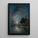Le Port de Dordrecht au crépuscule - Johan Barthold Jongkind — oprawiony obraz na ścianie