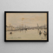 Le Port de Marseille - Johan Barthold Jongkind — oprawiony obraz na ścianie